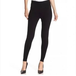 Two by Vince Camuto pointe knit slim black high waisted stretch pant/leggings